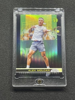 2024 Topps Chrome - Alex Molcan #28 Black Refractor /10 (RC)