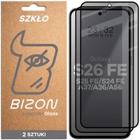 2X Sichtschutzglas FüR Galaxy S25 FE/S24 FE/A36 5G/A56 5G Bizon Blickschutz Glas