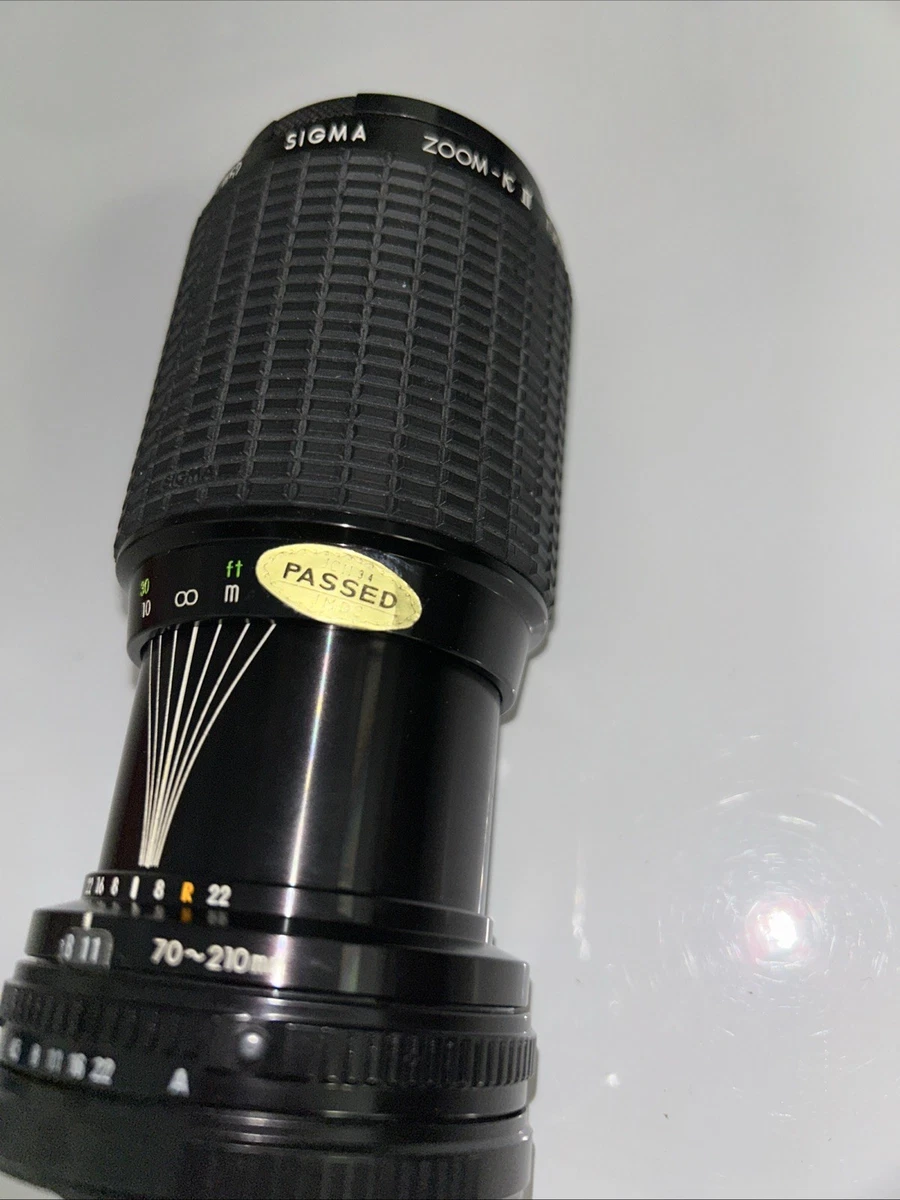 Sigma 70-210mm Focal Camera Lenses for sale | eBay