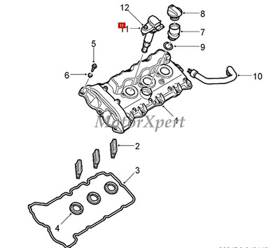 6pcs OEM NGK Ignition Coil Assembly For 2006-2009 Chevrolet Vectra Saab 2.8L V6