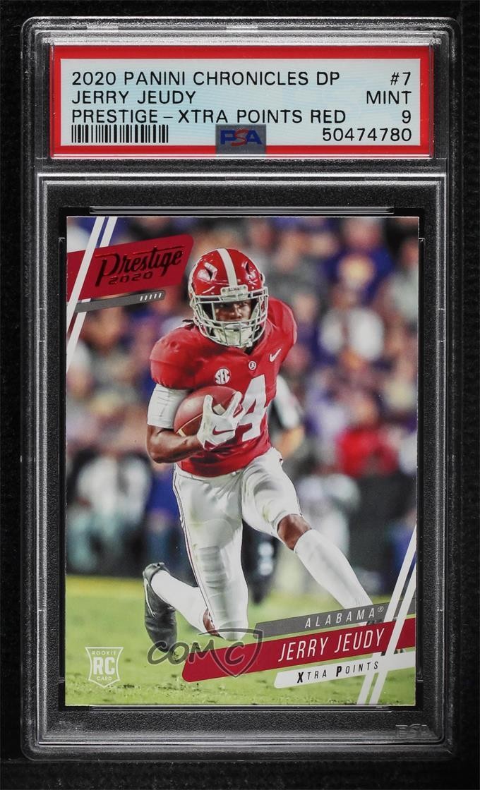 Jerry Jeudy Panini Chronicles Draft Picks Prestige #7 Xtra Points Red