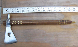 Modern Old West Sioux Style Peace Pipe Tomahawk Pipe Axe