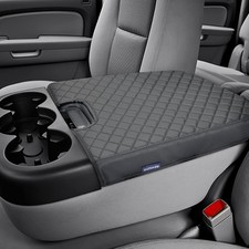 ISSYAUTO Center Jump Seat Console 2007-2013 Silverado Sierra, BlackLeather