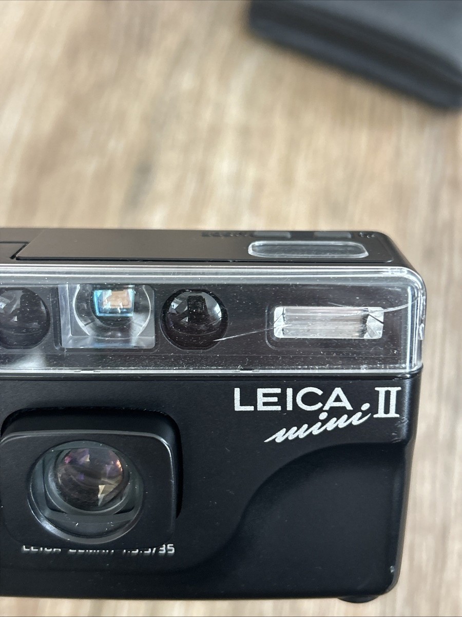Leica Mini II Point & Shoot Film Camera w/Elmar 35mm f3.5 Lens