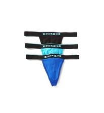 Men's 3-Pack Premium Fashion Cotton Active Stretch Thong
