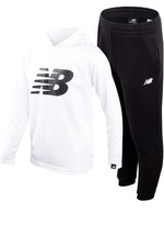 New Balance Boys Performance Top Jogger Set, Black, Size 10/12, New With Tags