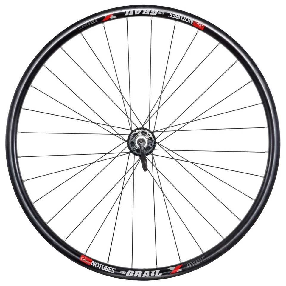 Stan's NoTubes ZTR Grail X Disc bicicleta ciclocross sem câmara roda dianteira 700c QR 6B - Imagem 2 de 4