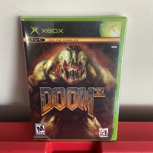 XBOX - DOOM3 Game COMPLETE New FACTORY SEALED Doom 3 MATURE