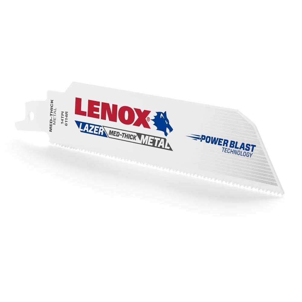 Полотно для возвратно-поступательной пилы Lenox B6114R 6 дюймов X 1 дюйм X 0035 дюйма X 14 Tpi 25Pk 21090₽