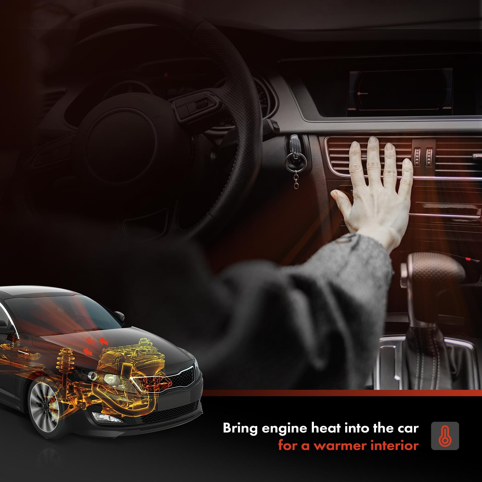 2Pcs HVAC Heater Hose Assy for Chrysler Town & Country Dodge Grand Caravan VW