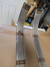 1955 1956 Pontiac Star Chief Stainless Hood Trim Molding Waterfall Chieftain Oem