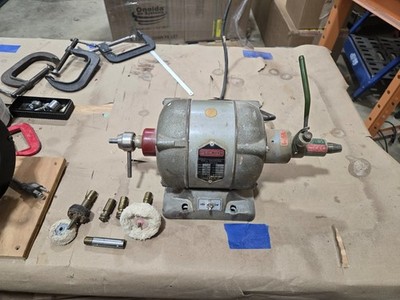Handler Red-Wing 26A Dental Polishing  Lathe With Chuck Changer & Accessories
