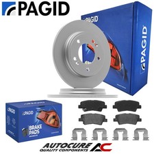 FOR KIA NIRO 3 1.6L MK1 2016-2022 PAGID REAR COATED BRAKE DISCS & PADS SET