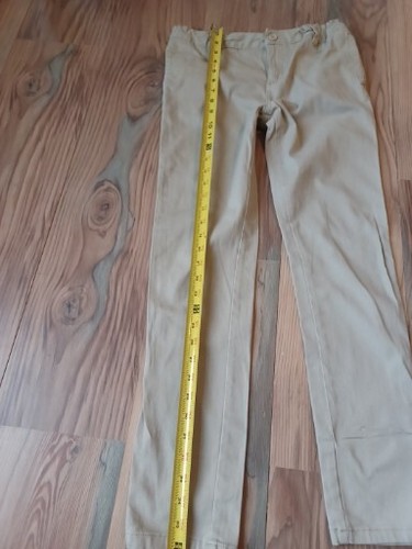 3 French Toast Girls' Skinny Adjustable Waist Pant KHAKI Sz 16 Shcool - Picture 7 of 12