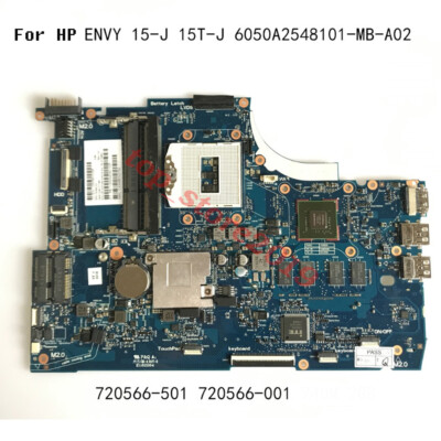 720566-501 720566-001 720566-601 For HP ENVY 15-J 15T-J Motherboard 6050A2548101