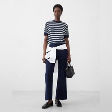 NWT Banana Republic Preppy Navy Sloan Bootcut Pant - Size 2