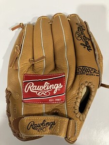 Gant De Baseball Vintage Rawlings RBG36 12" - Modèle Reggie Jackson, Droitier, Cuir Marron (Occasion)