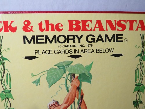 Vintage 1976 Cadaco Jack And The Beanstalk Memory GAME 100% Complete - Picture 7 of 13