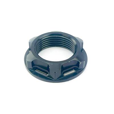 M24x1.50mm STEM NUT EACH BLACK, ALUMINIUM / KX KXF RM RMX DR CR XR, / CNC