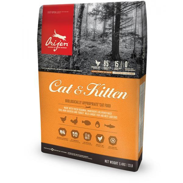 Cibo Per Gatti Orijen Cat & Kitten Pollo Tacchino 5,4 kg