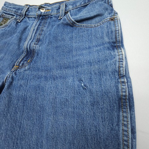 Cinch Straight Jeans Mens 34 x 32 (33x30) Blue Dark Heavy Cotton Locker Stock - Picture 4 of 10