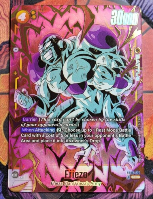 Frieza - FB05-120 Secret Rare New Adventure Dragon Ball Super TCG