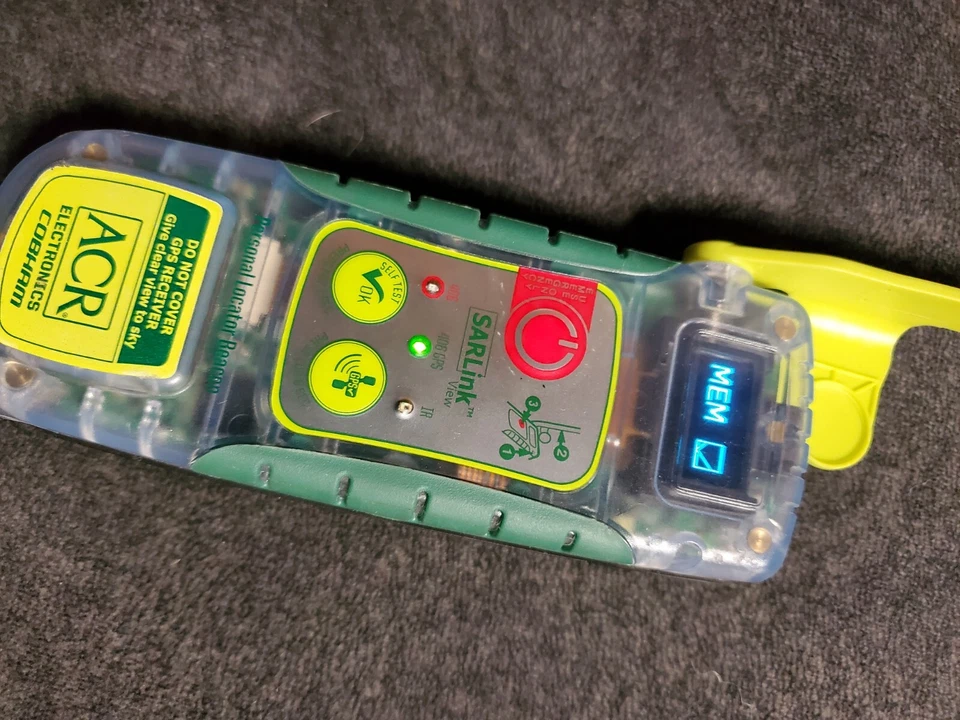 ACR SARLink View GPS Personal Locator Beacon PLB-350C 406 2885 01/2017 battery - Image 3 of 4