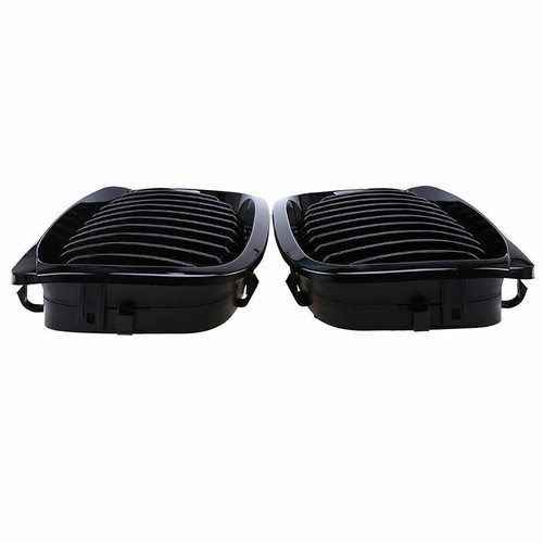 Front Bumper Grill Kidney Grille Gloss Black For BMW 3-Series E46 Coupe 2002-06 - Picture 5 of 6