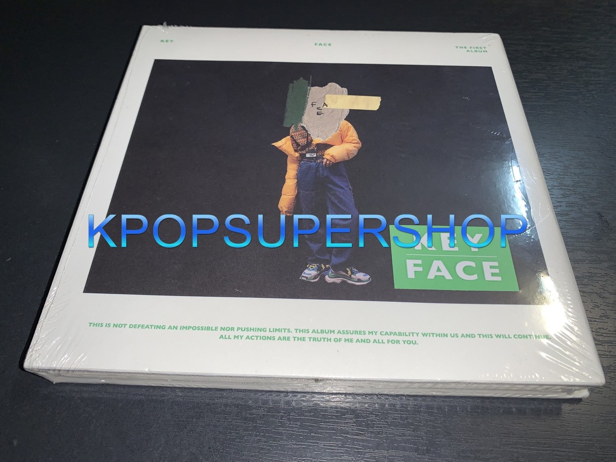 Key 1st Mini Album FACE White Version CD Photobook Photocard