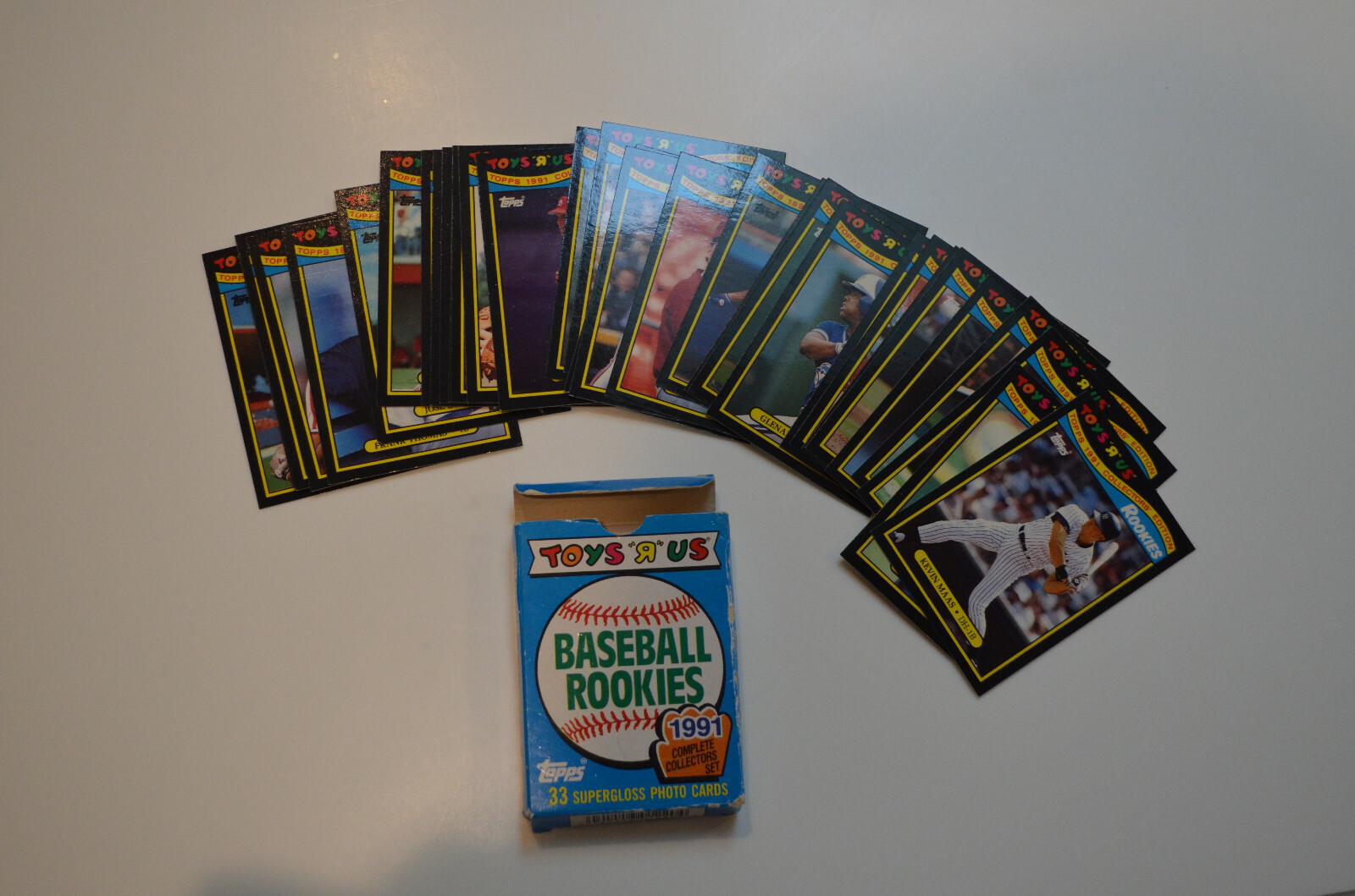 Vintage 1991 TOYS R US BASEBALL ROOKIES Topps 33 card set eBay
