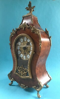 Antike Pendule Tischuhr Kaminuhr Geh- Schlagwerk FHS Franz Hermle & Söhne Mü,~50