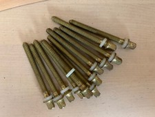 DW DRUM WORKSHOP Lot of 12x 2 1/8" TENSION ROD Parts Snare Drum Tom 90s Vtg Std.