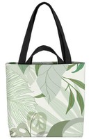 Palmen BläTter GrüN Grafik Tropen Tasche Palmen BläTter GrüN Grafik Tropen Baum