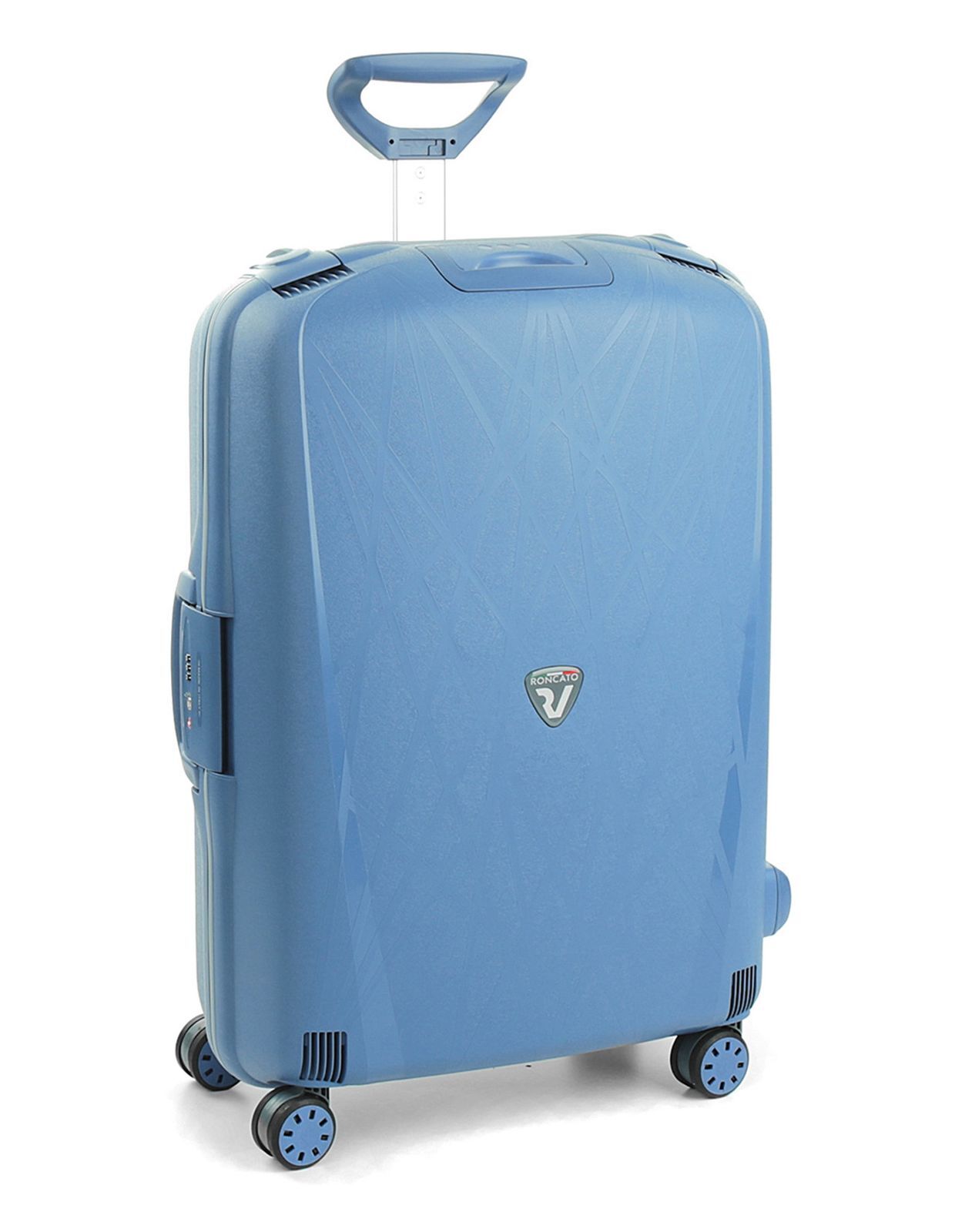 RONCATO Light Trolley Grande 4 Rolls Roncato L Trolley Avio Blue Nuevo