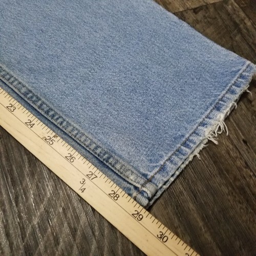 LL Bean Jeans Men's 37x30 Classic Fit Straight Leg Light Wash Blue Denim - Picture 6 of 17
