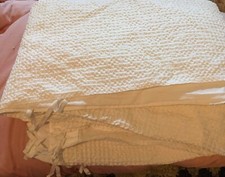 Bedsure 100 Cotton Coconut White Waffle Weave Duvet Cover Queen Luxury BOHO