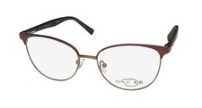 OSCAR DE LA RENTA OSL 729 CAT EYE STAINLESS STEEL METAL EYEGLASS FRAME/GLASSES