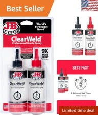 ClearWeld 5-Minute Epoxy - Trusted Quick-Set Adhesive for Crafting & Repairs