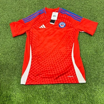 adidas Chile Home Youth Soccer Jersey 2024 - Image 1 of 4