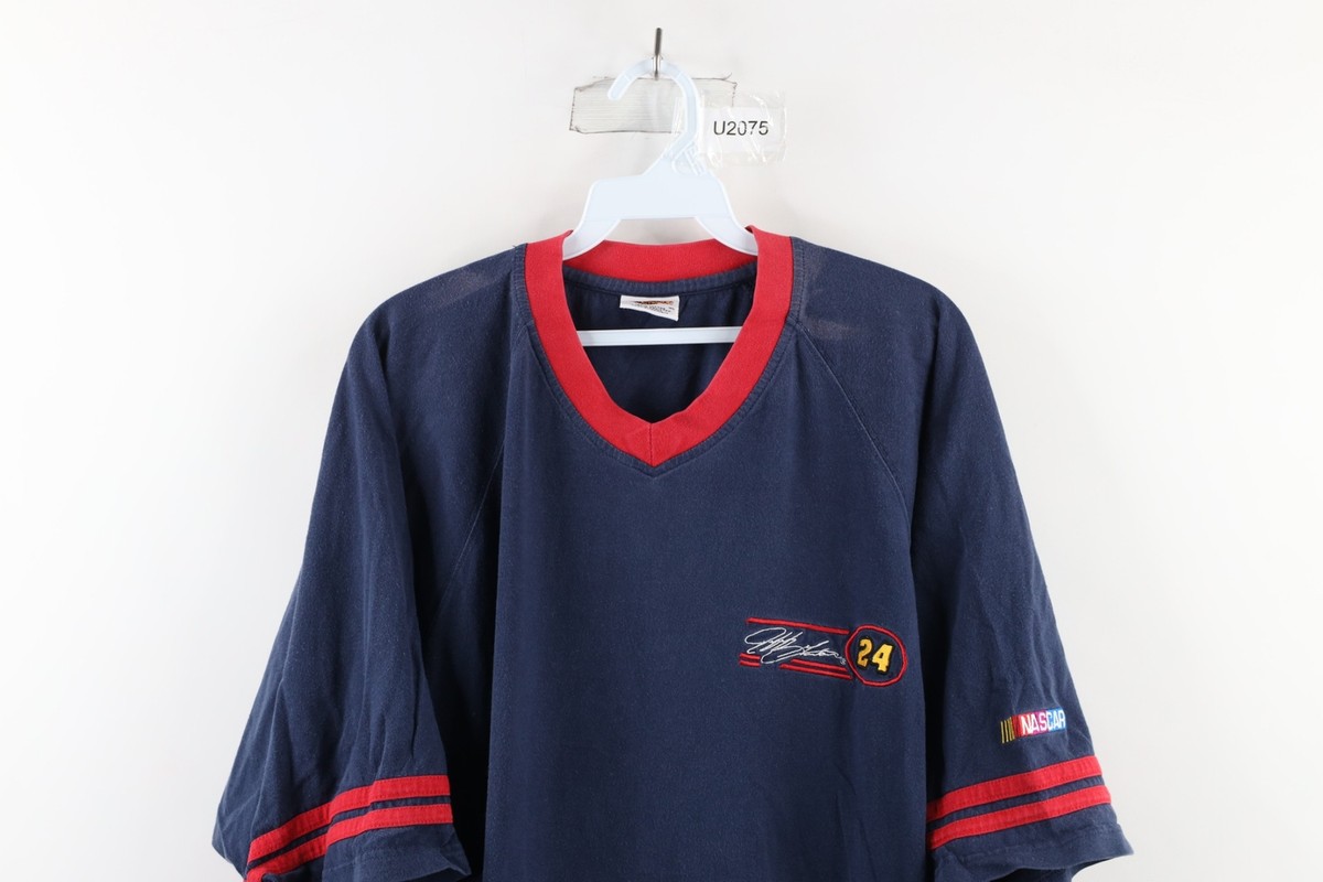 90s NASCAR Jeff Gordon レーシングTシャツ XL Vintage 90s NASCAR Mens XL Faded Spell Out Jeff Gordon