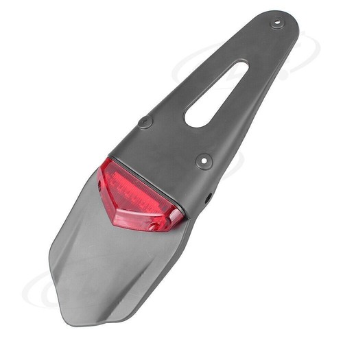 Rear Enduro Dirt Bike Rear LED Fender Brake Stop Lights Tail Lamp Motorcycle Red - Picture 5 of 9