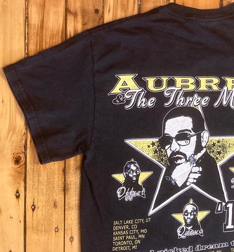 Drake Shirt Mens Small Black Aubrey & The Three Migos 2018 Quavo Offset Takeoff - Picture 9 of 13