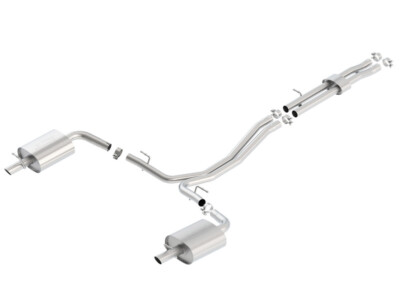 Borla S-Type CatBack Exhaust Dual Split Rear (No Tip) for 2012-2015 Ford Explore
