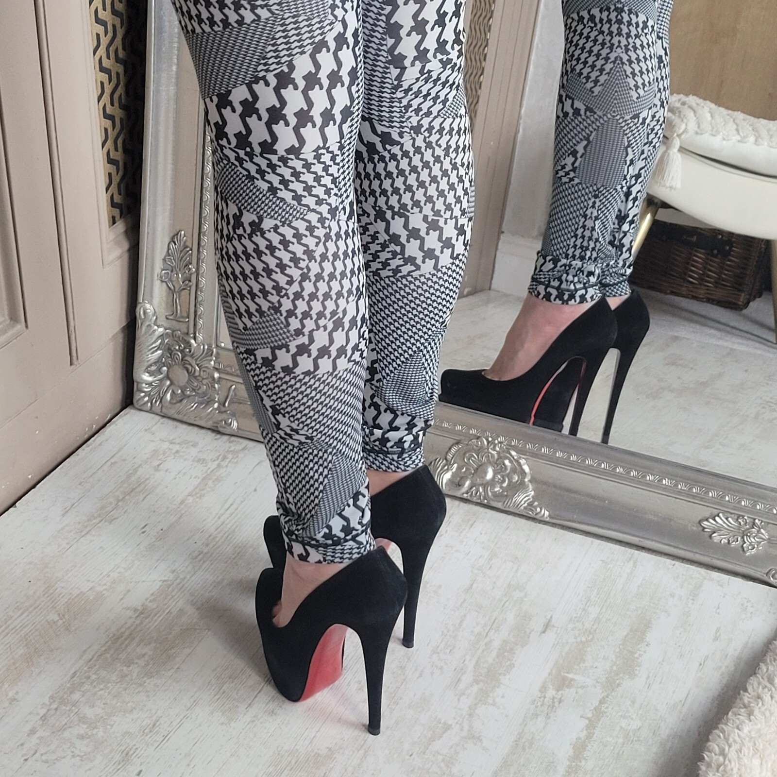 Alexander Mcqueen Patterned Stretch Leggings Pant… - image 21