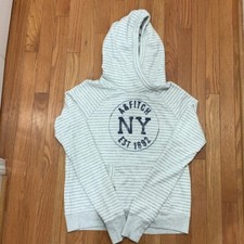 Women  s Abercrombie  Fitch Long Sleeve Hooded Sweatshirt Size Medium EUC