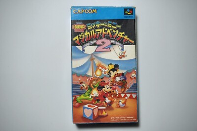 Super Famicom Mickey's Magical Adventure 2 boxed Japan SFC game US Seller