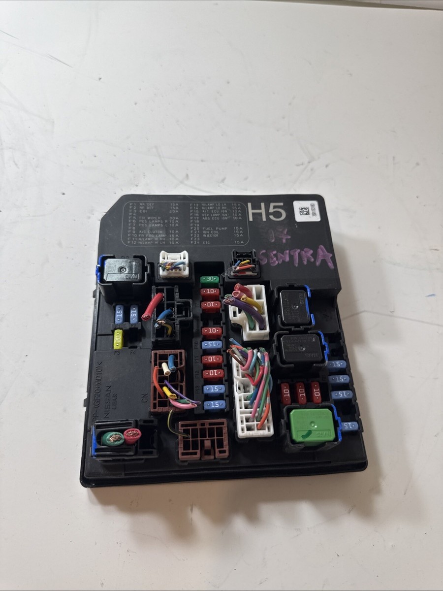 2017 nissan sentra cigarette lighter fuse 2017 NISSAN SENTRA FUSE BOX RELAY MODULE OEM 284B73RA3E