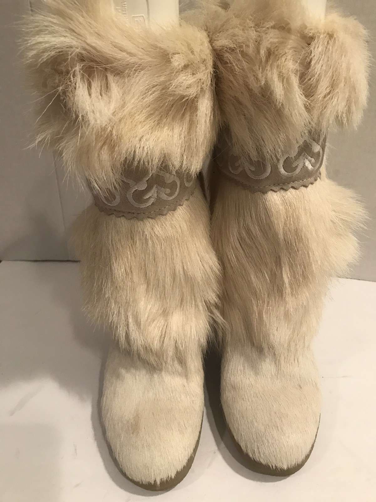 TECNICA Yeti Italian Fur Boots with Sherpa Lining Wh… Gem