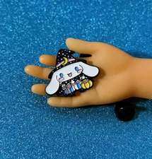 Cinnamoroll Witch Enamel Pin – Cute Kawaii Halloween Sanrio Inspired Pin