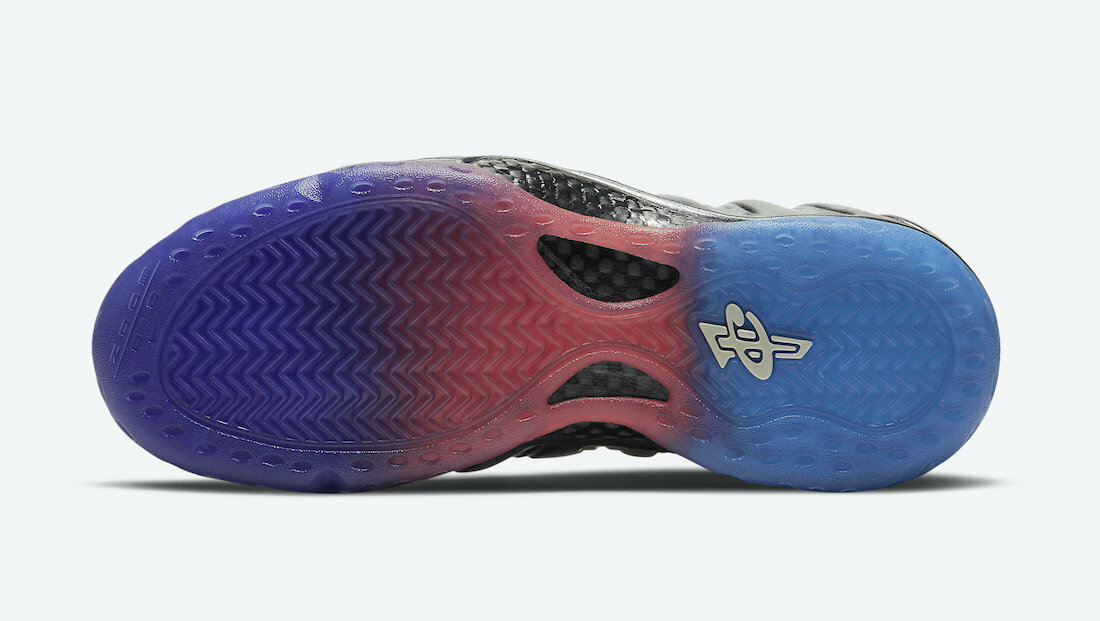 foamposite gradient sole